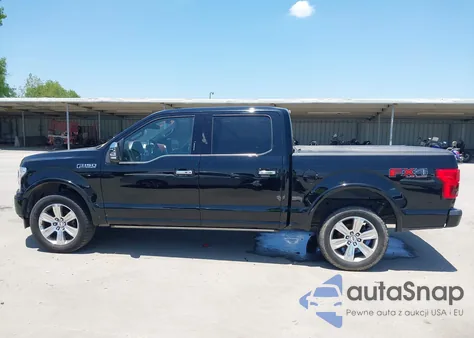 2018 Ford F-150 Platinum z USA, uszkodzony, nr VIN 1FTEW1E56JFC07621
